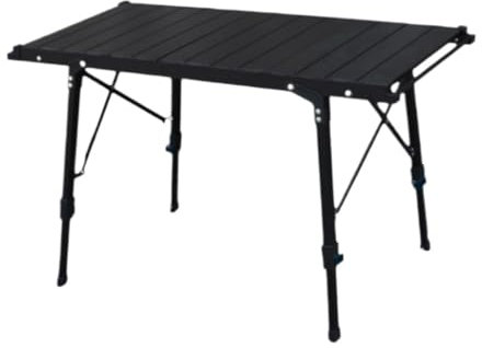 SOCUY Campingtisch Faltbar Klappbarer Tragbarer Picknick-Campingtisch Für Den Außenbereich Mit Höhenverstellbarem Outdoor-Tisch Klapptisch Tisch Faltbar