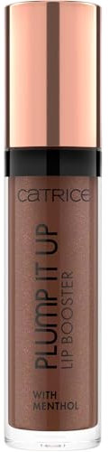 Catrice - Lucidalabbra volumizzante Plump It Up, n. 100 marrone, rinfrescante, effetto colorante, ingrandente, lucido, vegano, senza alcool, senza parabeni, senza particelle di microplastica,