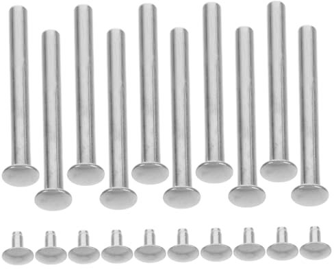 IMIKEYA 10sätze Faltbarer Handventilator Nieten Reparaturset Metall Ersatzachsen Befestiger Diy Fächer Zubehör Für Bambus Papier Faltventilatoren