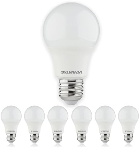 SYLVANIA LED Glühbirne E27 Neutralweiß | 40W Ersatz | 470 Lumen | 4000K Leuchtmittel | 6er Pack