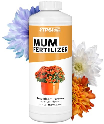 Mum Fertilizer – Liquid Plant Food for More Blooms, Brighter Color & Fuller Plants, 32 oz