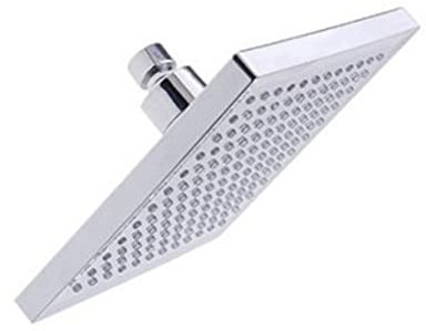Cabezal De Ducha Led Cuadrado Luz Cambiante De Colores Material Duradero Instalación Fácil Pilas Para Baños Modernos