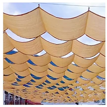 Einziehbarer Sonnenschutz, UV-Schutz, Baldachin mit Seilsystem, verstellbare Pergola-Abdeckung, Gartenpavillon, Markise, perfekt für Terrasse und Außenbereiche