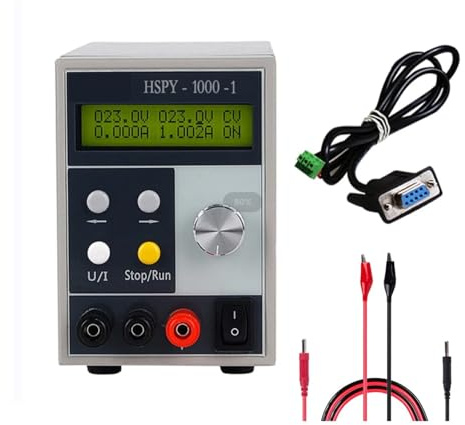 Fuente de alimentación CC Profesional Variable, 1000 V, 1 A, 0,5 A, 0,1 A, Fuente de alimentación CC for Laboratorio Alta Estabilidad(1000V 0.2A)