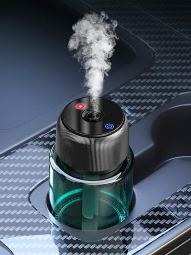 Smart Car Air Freshener Diffuser with 160ml Oceann Scent, Lasts 9–12 Months, Auto On/Off, Built-in Battery, Starry Sky Light, Ultrasonic Atomiser, 3 Modes, BJ 047