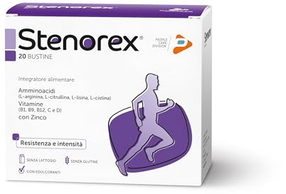 Pharma Line STENOREX Integratore supporto nutrizionale, 20 bustine da 6 g | A base di aminoacidi, vitamine e zinco
