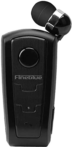 Auveach Original Wireless Headset F910 FineBlue In-Ear V4.0 Headset Vibrationsalarm Wear Clip Freisprecheinrichtung für Smartphone (Schwarz)