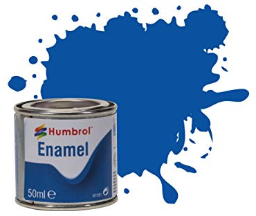 Humbrol AQ0014 Enamel Tinlet No 14 French Blue - Gloss