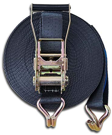 Spanngurt 5to 25m 50 mm 2-teilig Basis-Ratsche EN 12195-2 2500/5000 daN schwarz