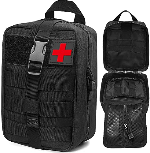 Generic Unisex Kinder YGDE-2709 First Aid Tactical Waist Bags, Black, one size EU