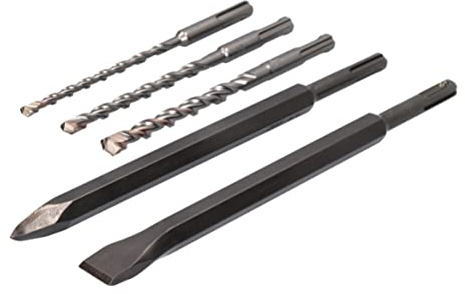 Metabo Bohrer und Meißel Set SP 5 tlg. SDS plus 6/8 / 10 mm (630465000)