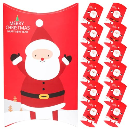 Abaodam 20stücke Pack Weihnachtsmann-papierboxen Süßigkeitenboxen Für Festtagsdeko Kleine Geschenkverpackungsboxen Für Party-süßigkeiten