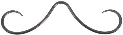 AOKWAWALIY Piercing para la nariz con bigote, de metal, 2,44 x 0,59 x 0,04 pulgadas, joyería moderna para el día a día, fiestas y joyas corporales, combinación