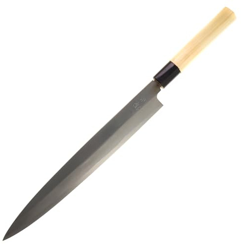 Generico Yanagiba giapponese coltello da cucina Ittetsu Forge-saldato Shirogami 2 per mancini IJF-11125L 27 cm