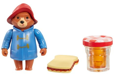 Rainbow Designs Paddington Bear Toy Marmalade Treats Pretend Playset – Paddington Bear, Marmalade Sandwich & a Jar of Marmalade - Imaginative Cooking Set from Adventures of Paddington TV Series | Paddington figure, marmalade jar & sandwich, imaginative pretend play