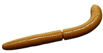 Libra Lures Fatty D`Worm 75mm | Forellenköder Supersoft | Inhalt: 8 Stück | Aroma: Krill (036 / Coffee Milk)