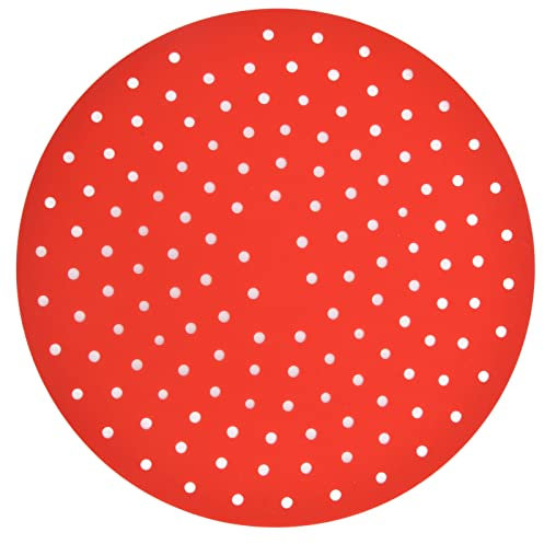 Colocación redonda estera de freidora anti -slip de vaporizador de vaporizador protector de cocina 20 cm (Rot)