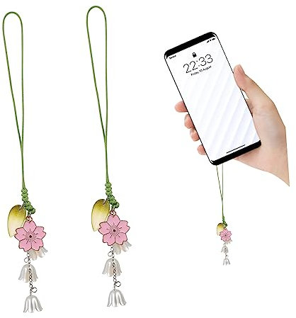 SHERCHPRY 2 Stück Schlüsselanhänger-handyband Handy-charme Telefon-charm-halter Schmuck Autotelefonhalter Grunge-telefonkette Handyanhänger-zubehör Usb-c Auf Kabel Griff Rosa Metall