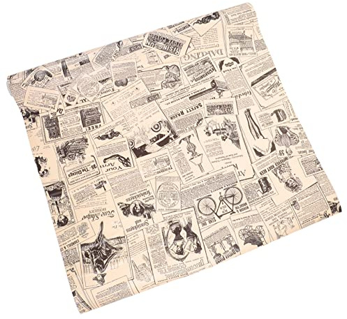 Hemobllo Cinta Adhesiva Para Pared Con Diseño Vintage De Periódico Autoadhesiva Pintado Decorativo Para Salón y Dormitorio Pegatina Mural Para Decoración De Habitaciones