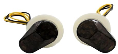 Motorcykelns Sidoblinkers För YZF-R1 2002-2013 För YZF-R6 För YZF-R6S 2006-2010 Blinkers Motorcykel Blinkerslampa Strålkastare(Svart)