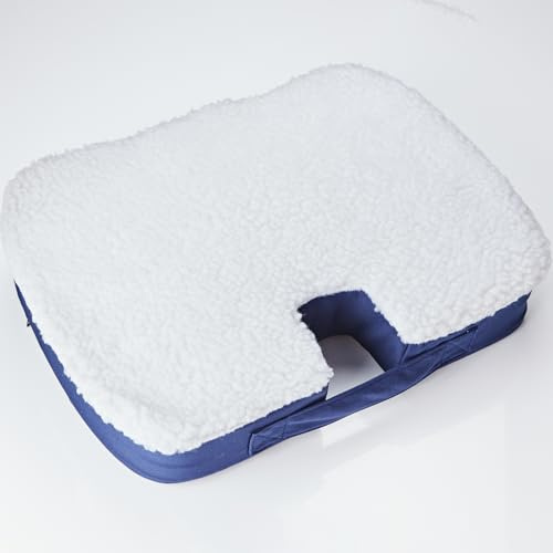 3 Pagen Ergonomisk gel sittdyna, kontorsstolskudde – ergonomisk gelkudde – avlastar ryggrad, lår och svanskotor – främjar en hälsosam sittställning – med tvättbart överdrag och bärhandtag