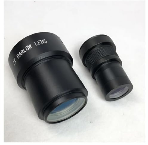 Teleskopzubehör Zubehör for astronomische Teleskope, 2-Fach verdoppelter Barlowspiegel, optische Barlowlinse, 2 Zoll, 50,8 mm