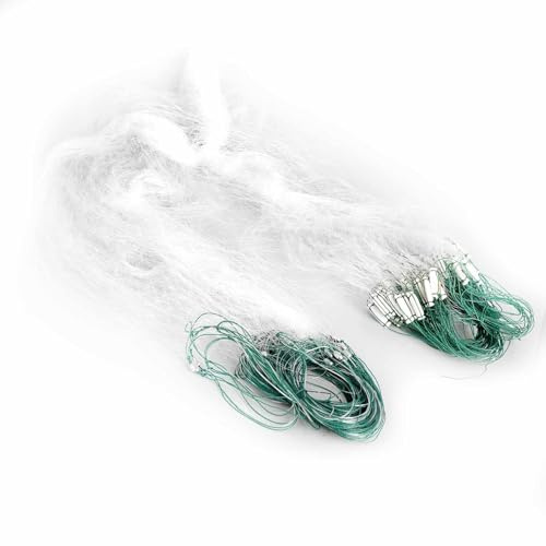 POENVFPO 3 Layer Sinker Fishing Net, Monofilament Gill Net, 25M Size, Ideal Fishing Gear for Anglers and Enthusiasts