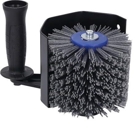 Xiuganpo Amoladora Angular Máquina de Dibujo Pulidora Confiable Estable Práctico para Todas las Industrias del Acero Inoxidable Esmeril de Acero Inoxidable de Fibra M10 para Usuarios Domésticos