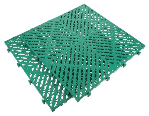 TOYANDONA Caillebotis en Plastique Antidérapant 2pcs pour Sol de Service Automobile Système de Drainage, pour Tapis de Sol Industriel et Garage