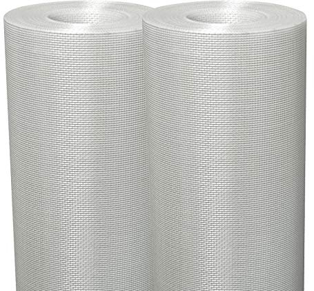 Semin FISS RENOV 95 g/m² – Tissu de Rénovation Mur & Plafond – Anti Fissures & Renfort Enduit – Fibre de Verre – 2 Rouleaux de 50 x 1 m – Résistance Maximale