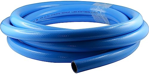 (Meterware) PVC-Druckluftschläuche mit Gewebeeinlage - Hochflexibel für Werkstatt Tankstelle Industrieschlauch (Standard - Schlauch Ø Innen: 25,0 mm)