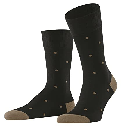 FALKE Dot M So cotone fantasia 1 paio, Calzini Uomo, Marrone Brown 5931, 43-46