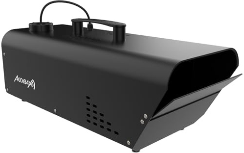 Audibax Haze 1200 - Machine à Fumée - Machine à Fumée Télécommandée - Puissance 1200W - Capacité 1,2 L - 295m3 de Fumée par Minute - Chauffe en 3 Minutes