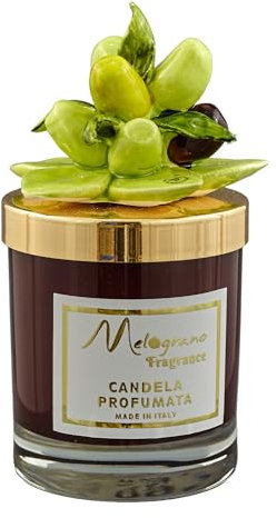 Doni Bomboniere Comunión Vela perfumada marrón con decoración Idea regalo Velas confirmación boda aniversario objetos útiles 50° 25° Ideas originales económicas elegantes