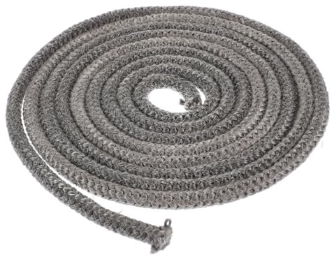 SEWOART Junta De Cuerda De Fibra De Vidrio Para Sellar Su Estufa De Leña 8 Mm De Diámetro 2 5 M De Longitud Fácil De Instalar Piezas De Estufa Seguras Para La Salud