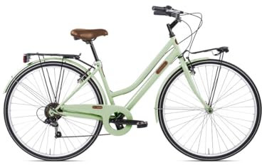 Letoule Tropaiz City-Bike, 28 Zoll, 6 Gänge, Stahl, Smaragdgrün (hellgrün), Größe 46