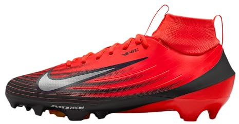 Nike Vapor Pro 1 - Tacchetti da calcio (HM8850-104, bianco/blu navy/argento metallizzato/nero), Cremisi brillante/Arancio laser/Nero, 45.5 EU