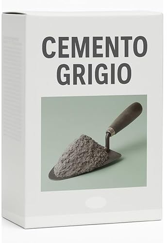 Cemento gris para reparaciones en yeso, hormigón y suelos – Interior/Exterior – Conforme a la norma EN 197-1 – Bolsa de polvo lista para usar