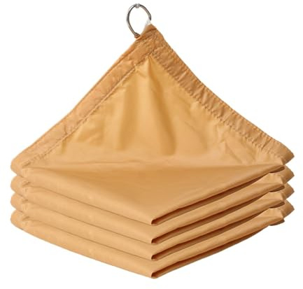 Copertura Ombreggiante Da Esterno | Protezione Impermeabile Portatile Bloccante con Corde,Tessuto per Vela Ombreggiante | per Giardino, Patio, All'Aperto, Mare, Cortile, Terrazza, Giochi, Balcone