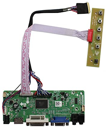 VSDISPLAY H/D DVI VGA Controller Board für 1920x1080 LED 40Pin LVDS | 15,6 Zoll B156HW01 LP156WF1 N156HGE-L11 17,3 LP173WF1-TL N173HGE-L11 B173HW01 LCD Bildschirm