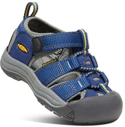 KEEN Unisex-Child Newport H2 Closed Toe Water Sandals,Blue Depths/Gargoyle,6 Toddler