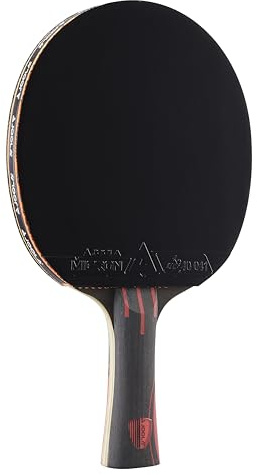 JOOLA Infinity Overdrive - Professional Performance Ping Pong Paddle with Carbon Technology - Black Rubber on Both Sides - Competition Table Tennis Racket for Advanced Training - Extreme Speed