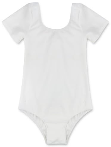 Freebily Body Danza Classica Bambina Cotone Maniche Corte Leotard Balletto Dancewear Tutu da Balletto Body Ginnastica Artistica per Gara Vestito Ballerina