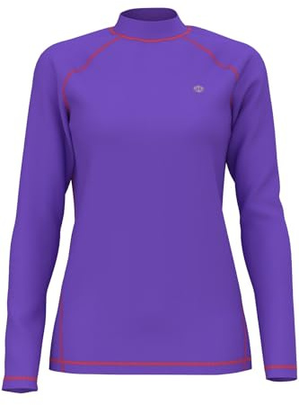 HDTIYUYP UPF Surfing Rashguards för kvinnor – snabbtorkande aktiv vattensport simning t-shirt andningsbar utslag skjorta strand våt topp, Lila L, 38 SE