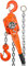 VEVOR Polipasto Manual de Cadena de Palanca Elevación de 5,8 m Polipasto de Trinquete de Acero Capacidad de 3 T Polipasto de Palanca Gancho de Rotación de 360° con Freno de Doble Trinquete para Garaje