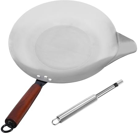 OUNONA Sturdy Iron Metal Melting Pot by Double Boiler Pan for Butter Cheese Sweets Candy Milk Heating Pot