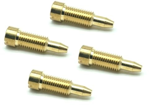 [Ersatz] Für Kawasaki für Vulcan 500 EN500 EN500A EN500C für LTD 1990-2009 ER5 ER500 1999-2002 für EN AC-Vergaser-Ablassschraube Schraube Motorrad jgeenn (Farbe: 4 STÜCKE)