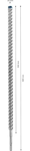 Bosch Accessories EXPERT SDS plus-7X 2608900144 Hammerbohrer 1 Stück 20.00 mm Gesamtlänge 600 mm SDS-Plus 1 St.