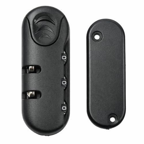 Lucchetto TSA per Valigia con Certificazione Uffici di Sicurezza USA Combinazione Regolabile 3 Cifre Design Antiruggine e Resistente