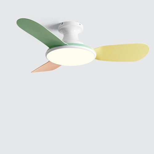 Ceiling Fans With Light 6 Speed Reversible Noiseless Ceiling Fan Dimmable LED Lighting With Ceiling Fans 3 Colorful Blades Ceiling Fan Lamps Modern Ceiling Fan Outdoor Indoor Farmhouse Patios Fan Lamp